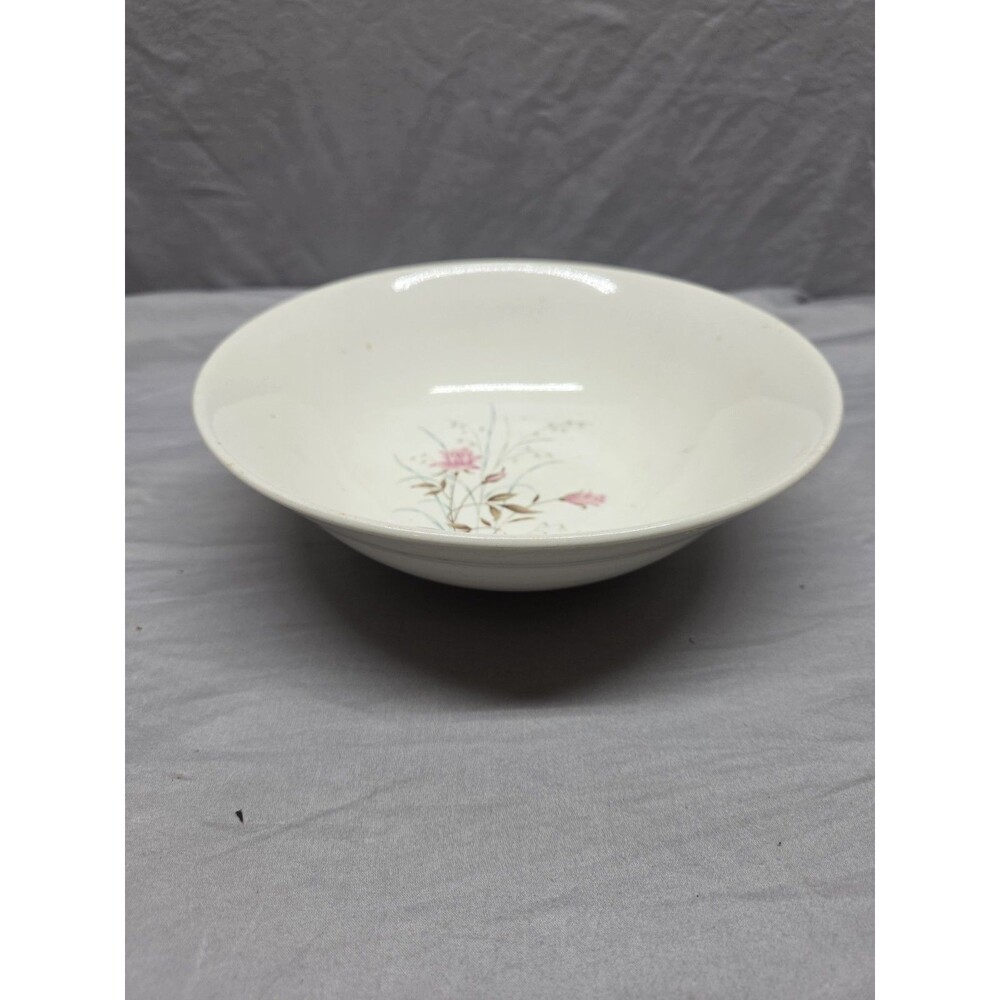 Vintage Mt. Rose by Mount Clemens 8 5/8" Vegetable Serving Bowl Pink Roses
